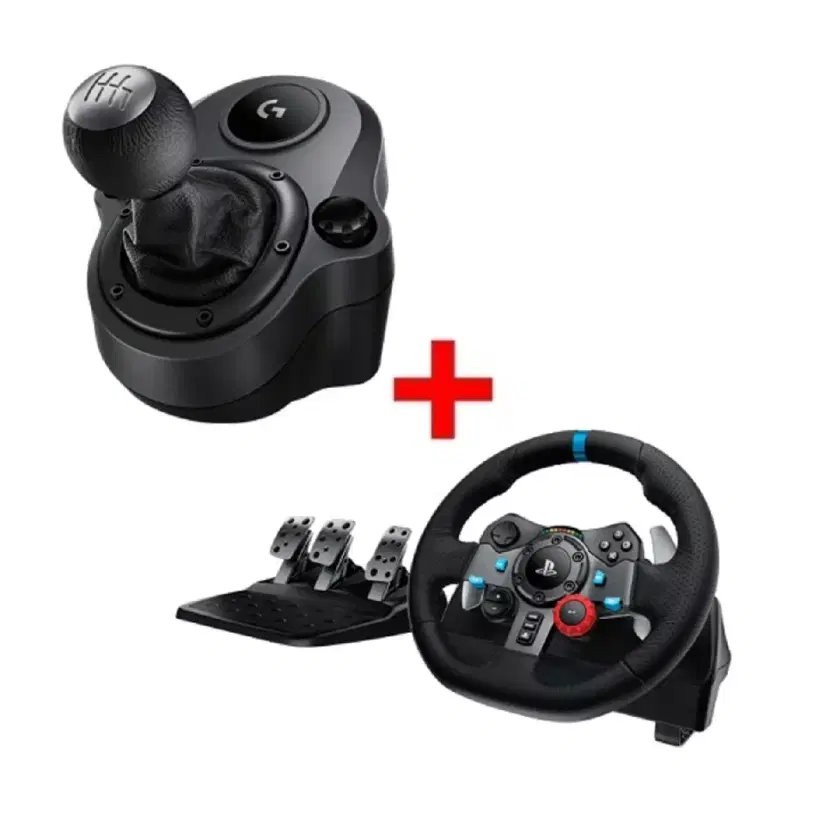 Logitech G29 Steering Wheel + Driving Force Shifter For