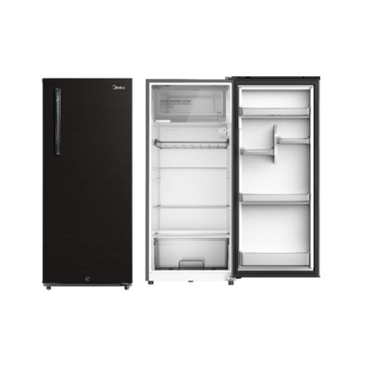 Midea Refrigerator, 268L, 9.5 Cubic Feet, Single Door, Jazz Black