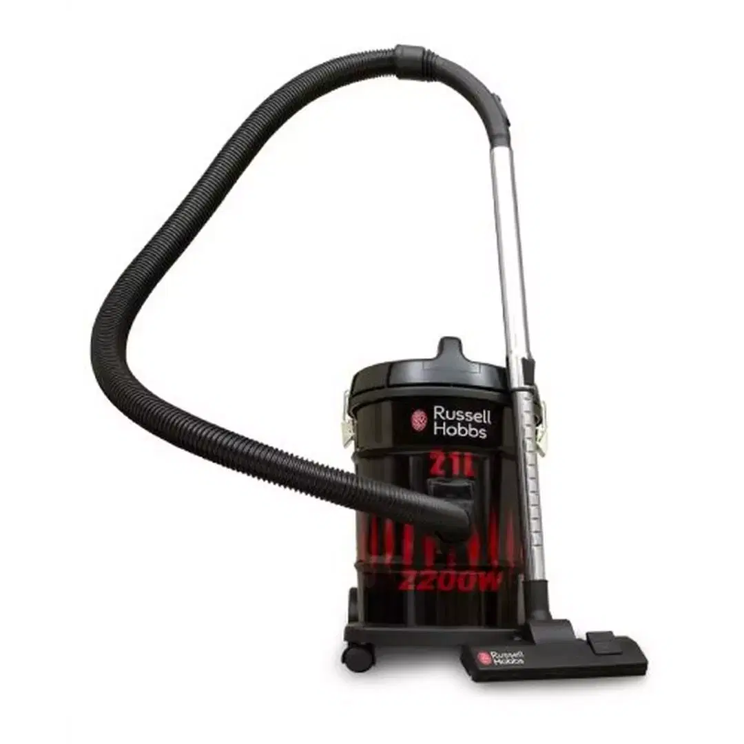 RUSSELL HOBBS  Industrial Vacuum Cleaner (2X), 2200W, 21L - Black/Red