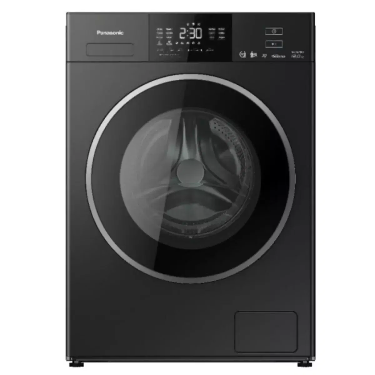 Panasonic Front Load Washer – 12kg, 1200RPM, Inverter, Black