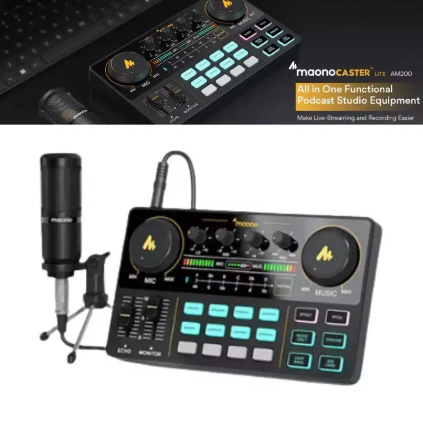 Maono Maonocaster Lite Au-Am200 S1 Starter Bundle - Bzaaarz Kuwait